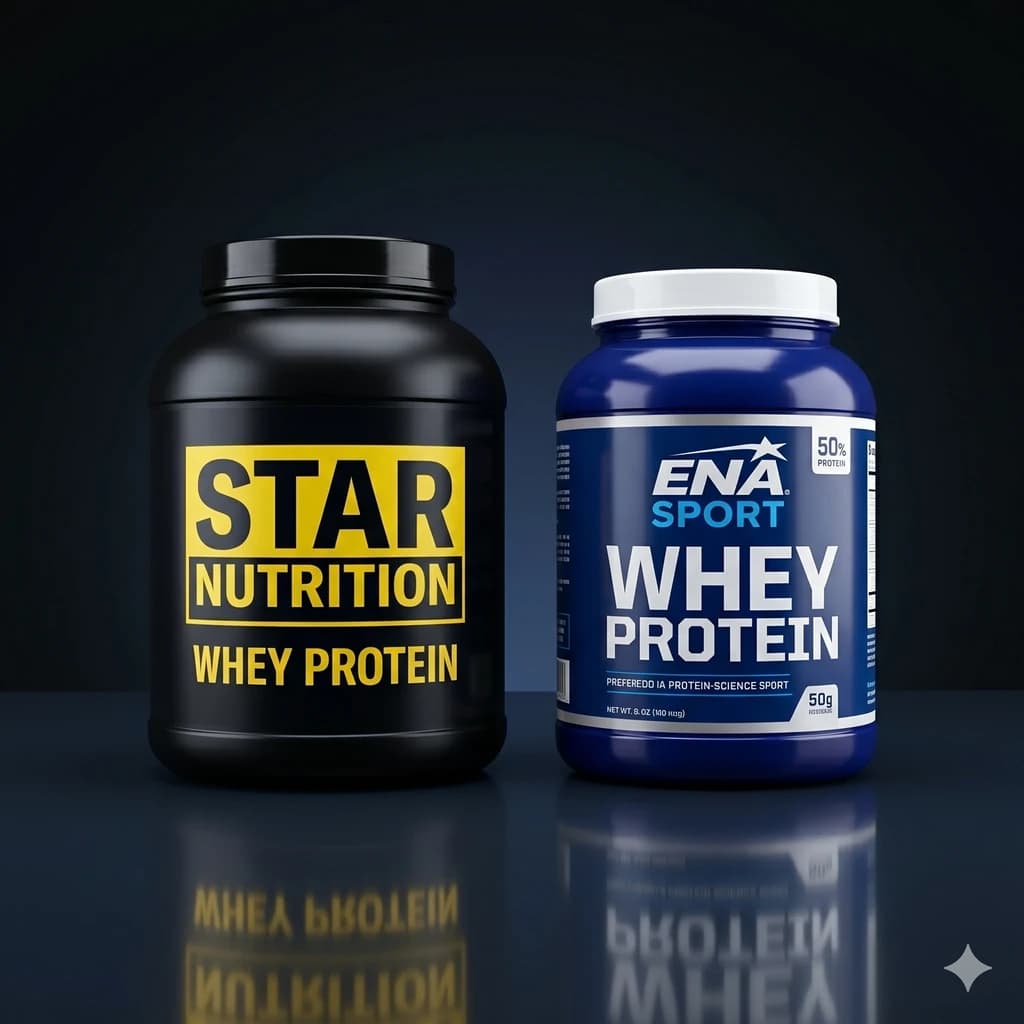 Las mejores proteínas whey en Argentina 2026 desde $59.000 — ENA Sport, Star Nutrition