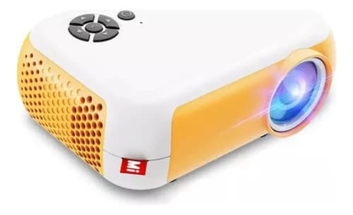 Proyector mini Proyector Mini Proyector Projector 1800lm naranja