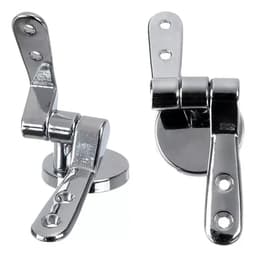 Set Repuesto Bisagras Herrajes Metal Asiento Tapa Inodoro