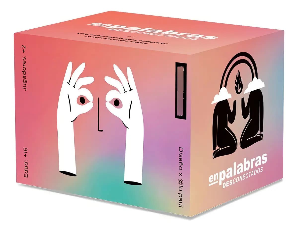 Desconectados En Palabras- Juego de Cartas Preguntas de Conversación Español Conexión Interpersonal para jugar con Amigos y Familia