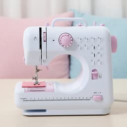 Maquina De Coser Portátil FHSM-505A 12 Puntadas Pedal Color Blanco Smart Tech