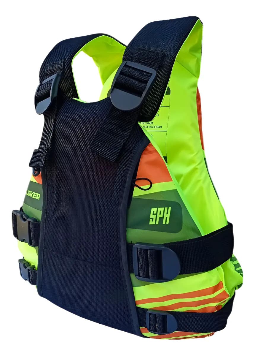 Chaleco Salvavidas (d.a.f) Kayak Sup Laker Remo Sph Splash Color Solar Amarillo Fluo Talle S