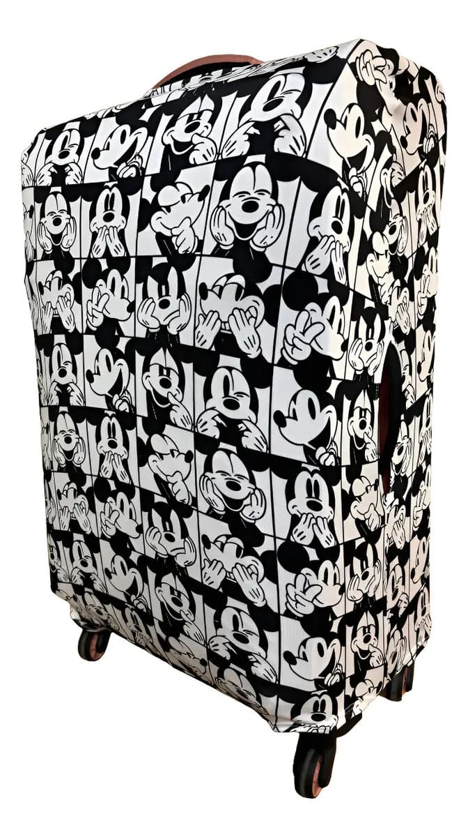 Fundas Cubre Valijas Diseños Surtidos Los Tamaños Color Mickey Comic Carry On