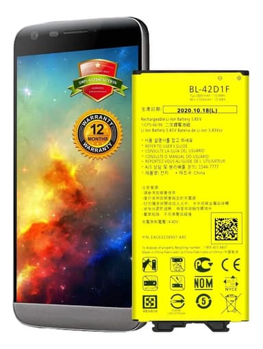 Batería de Repuesto BL-42D1F 2800mAh para LG G5 Modelos VS987 H820