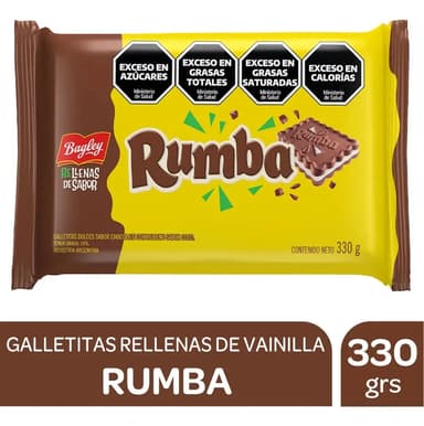Galletita Rumba Rellena Tripack X 330g