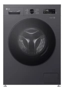 Lavarropas LG Wm65mvfs6 Inverter 6,5kg 6 Motion Dd Steam Gris Oscuro