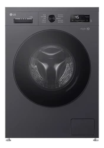 Lavarropas LG Wm65mvfs6 Inverter 6,5kg 6 Motion Dd Steam Gris Oscuro
