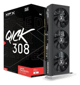 Placa De Video Amd Radeon XFX Speedster Rx 7600 Qick 308 8gb Gddr6 Hdmi Display Port