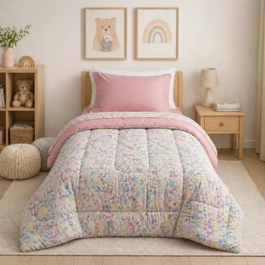 Acolchado Infantil Estampado 1 1/2 Jean Cartier Garden