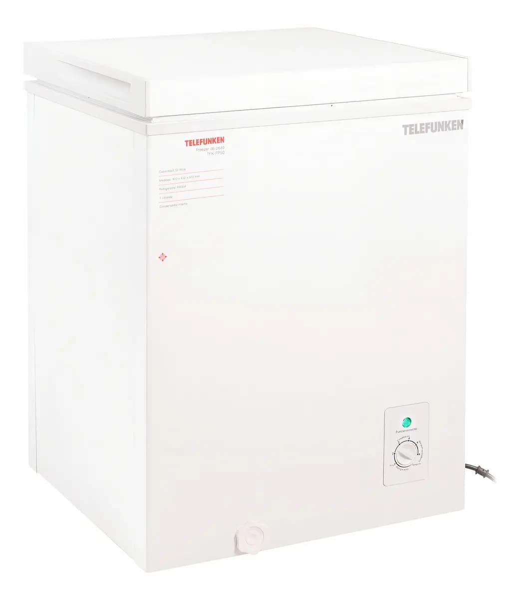 Freezer De Pozo Tfk-fp50 50 Litros Telefunken Color Blanco