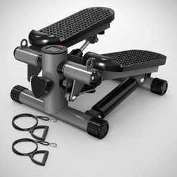 Mini Escalador Stepper Monitor + Bandas Alpina Power Step X1 Gris