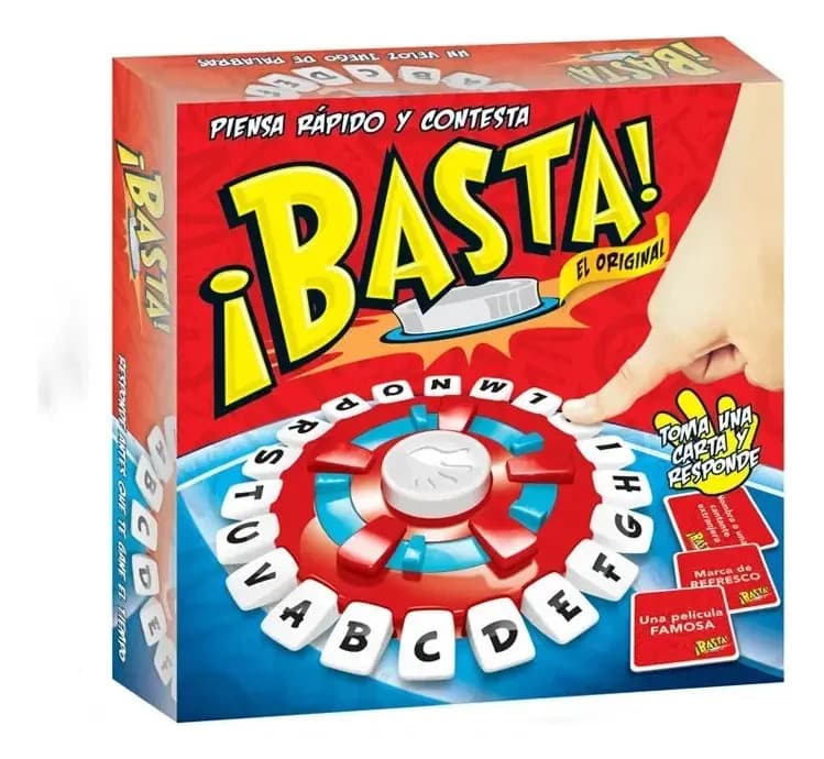 Juego de Mesa ¡BASTA! El para toda la Familia de Kukibet