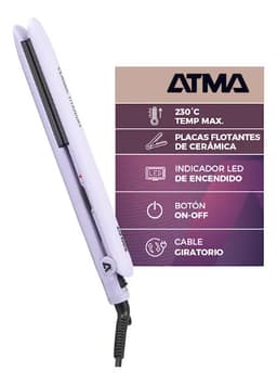 Planchita De Pelo Atma Classic Titanium 230°C PL8833P