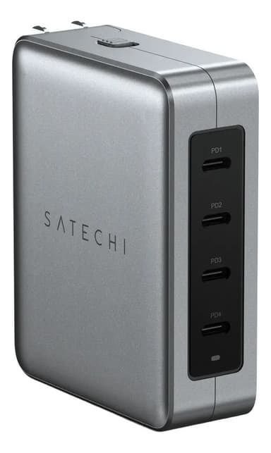 Cargador Viajero Satechi 145w Gan 4 Puertos Usb-c Pd 3.1 Adaptadores Universales Eu Uk Au Us