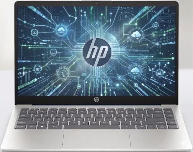 Notebook Hp 14-em0002 Amd Athlon 7120u | 4gb Ram Ddr4 | 128gb Ssd | Pantalla 14 Hd Graficos Integrados Color Moonlight Blue