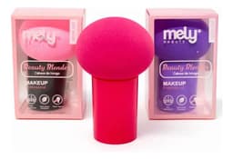 Mely Beauty Blender Cabeza De Hongo Esponja Maquillaje Esponja Color Mediana