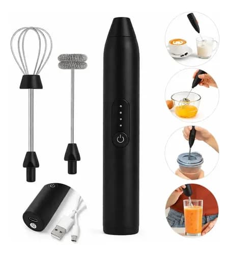 Batidor Espumador Leche Eléctrico Inalámbrico Portátil Usb