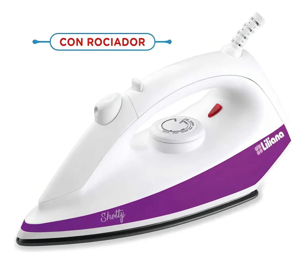 Plancha Shotty Rps901 Con Suela Antiadherente Liliana