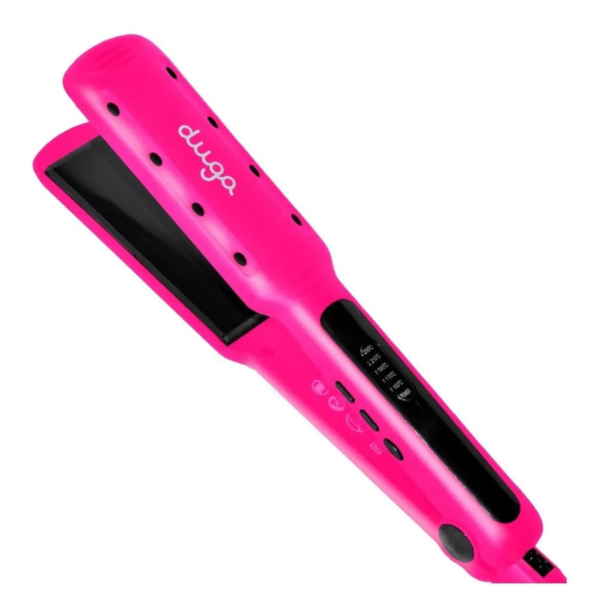 Plancha Para Cabello Humedo Y Seco Duga Profesional D207 Color Rosa