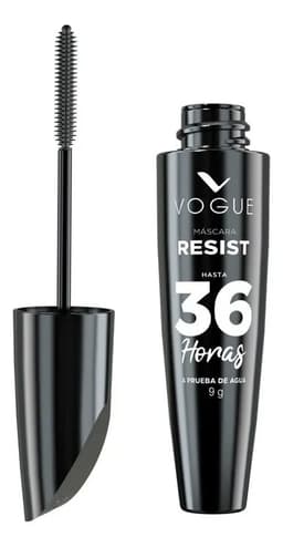 Máscara De Pestañas Resist 36 Hrs Vogue Color Negro
