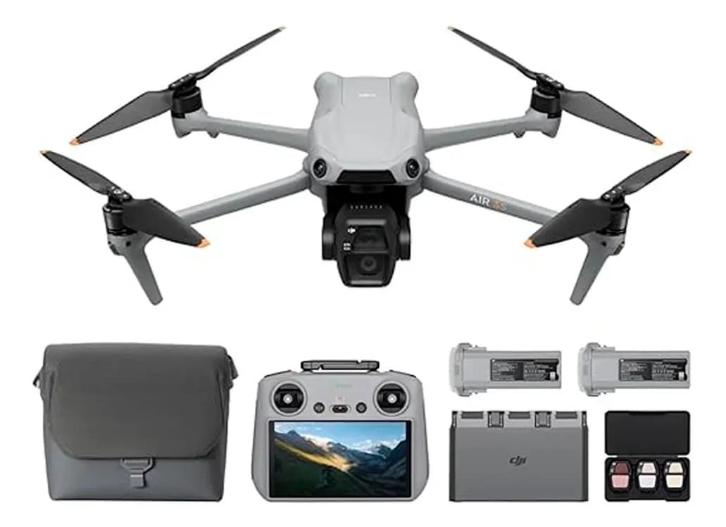 Drone DJI Air 3S Fly More Combo RC 2 Doble Camara 4K 45 Min 3 Baterias