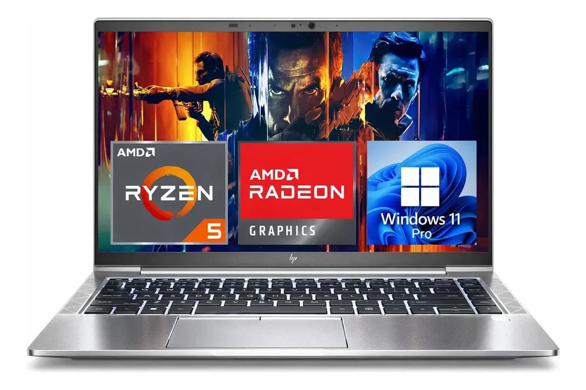 Portátil HP Elitebook 845 G8 Amd Ryzen 5 Pro 5650u 16 GB de RAM 256 GB Ssd Windows 11 Pro Business y Gaming Notebook - Excelente (Reacondicionado)
