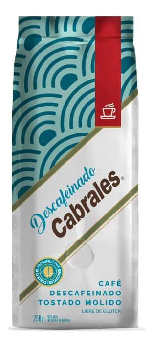 Cafe Cabrales Molido Descafeinado 250gr Tostado