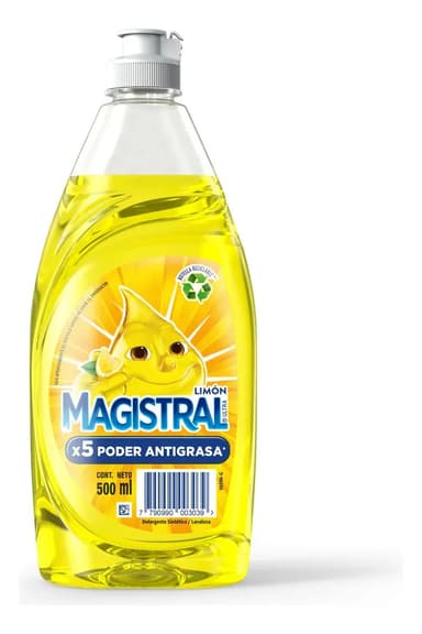 Detergente Magistral Ultra Limon 500 Ml
