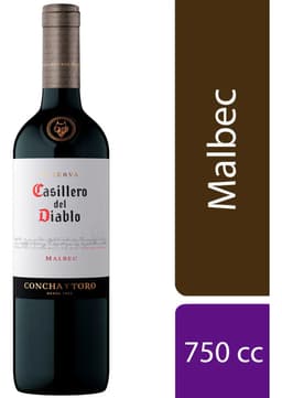 Vino Tinto Malbec Casillero Del Diablo X750cc