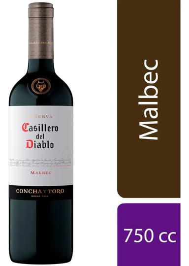 Vino Tinto Malbec Casillero Del Diablo X750cc