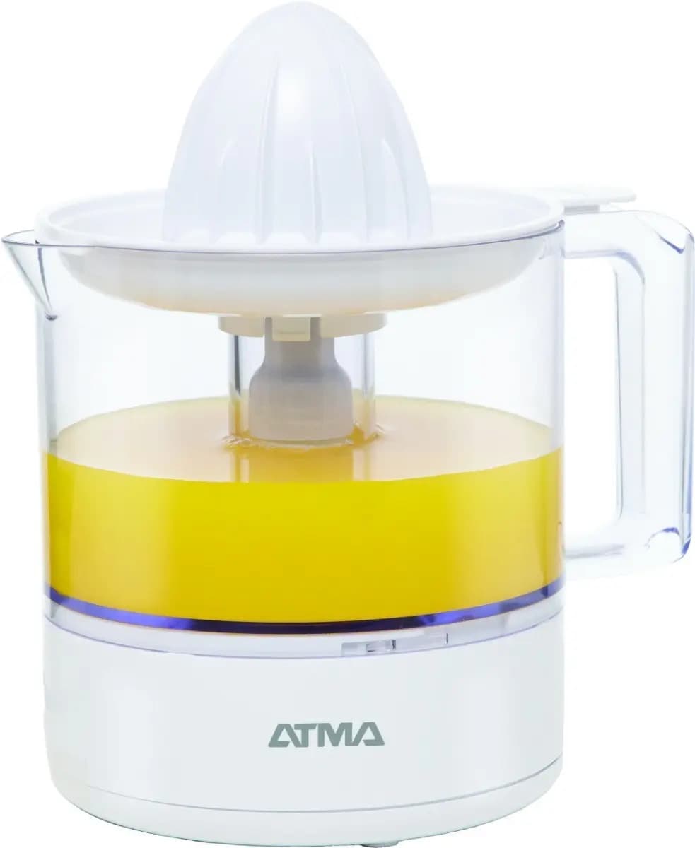 Exprimidor Eléctrico Para Jugos Atma Ex8220p Con 2 Conos Color Blanco