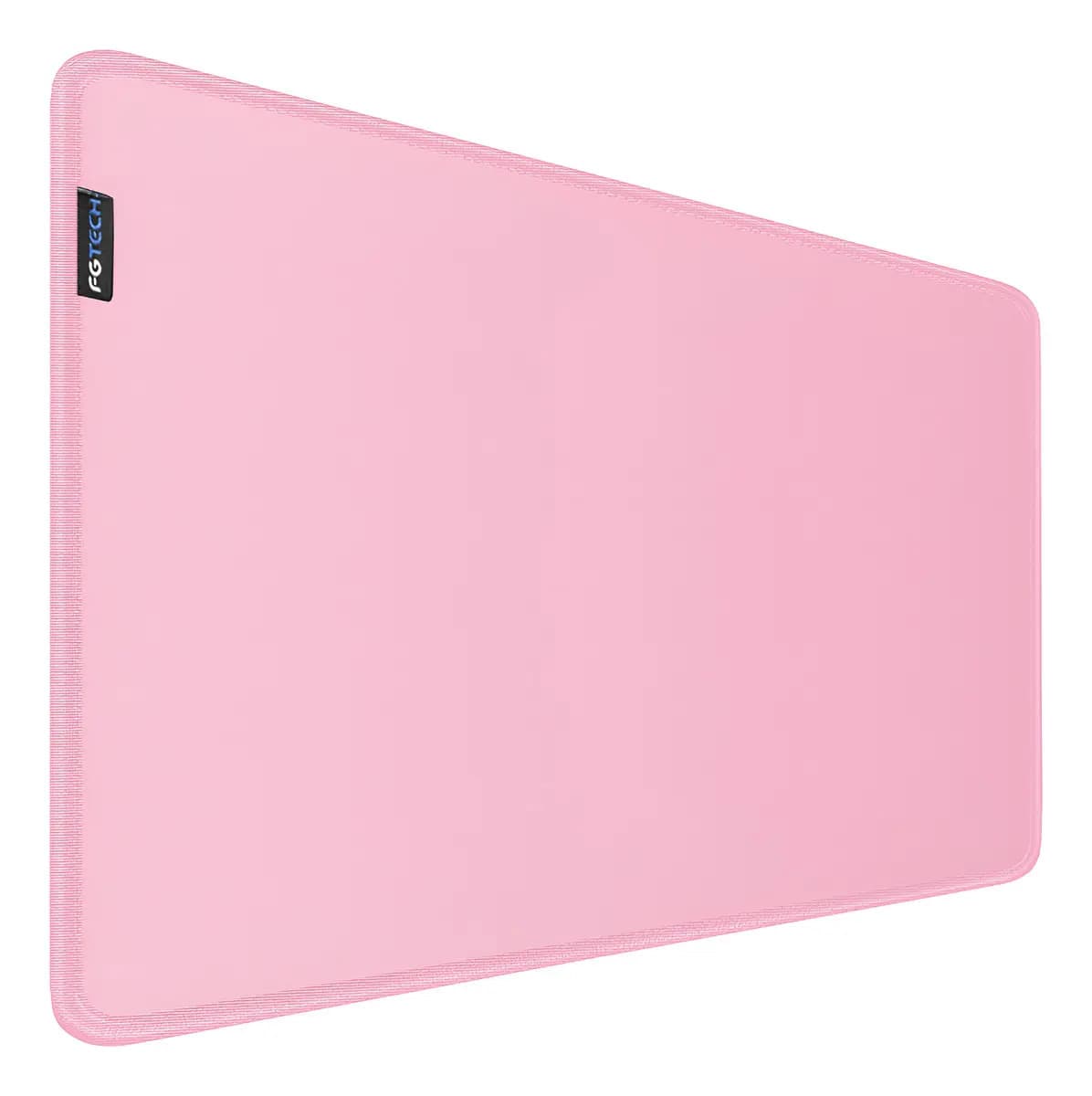 Mouse Pad Gamer 120x50 Xxl Antideslizante Bordes Cosidos Rosa Liso