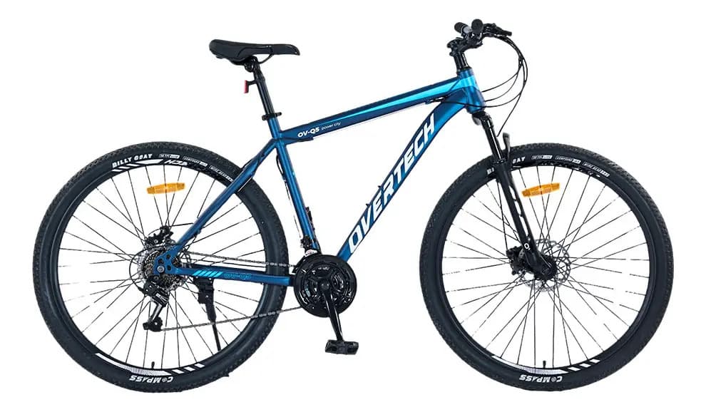 Bicicleta Mtb Overtech R29 Q5 21v Freno A Disco Shimano 12x Color Azul/Azul/Blanco Tamaño del cuadro L