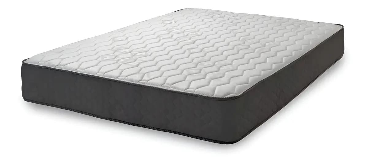 Colchón Piero Foam 190x140 2 Plazas 1/2 Espuma Alta Densidad Tela Jackard