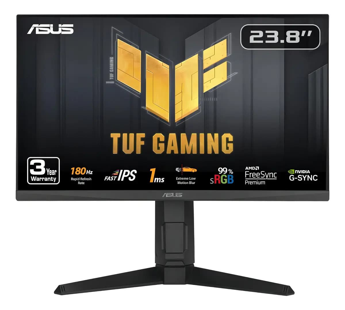 Monitor Gamer 24 Asus Tuf Gaming Full Hd 180hz 1ms Vg249ql3a Color Negro