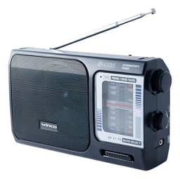 Radio Portatil Am Fm A Pilas Y Electrica Winco W-1231 Manija