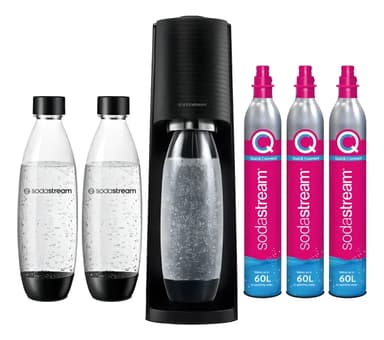 Maquina De Soda Megapack Sodastream Rendimiento Terra Negro