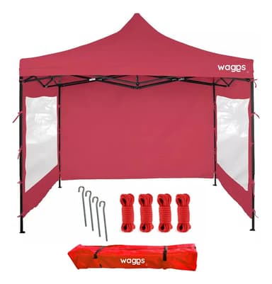 Gazebo Plegable 3x3mts Autoarmable Impermeable Cerrado Waggs