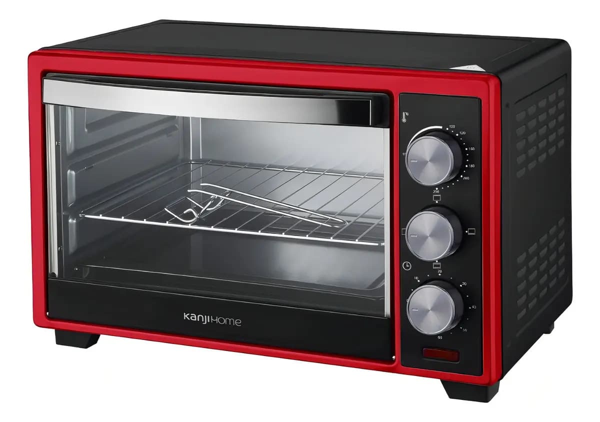 Horno Eléctrico Kjh-he280011600s-r 28l Rojo Kanjihome Rojo