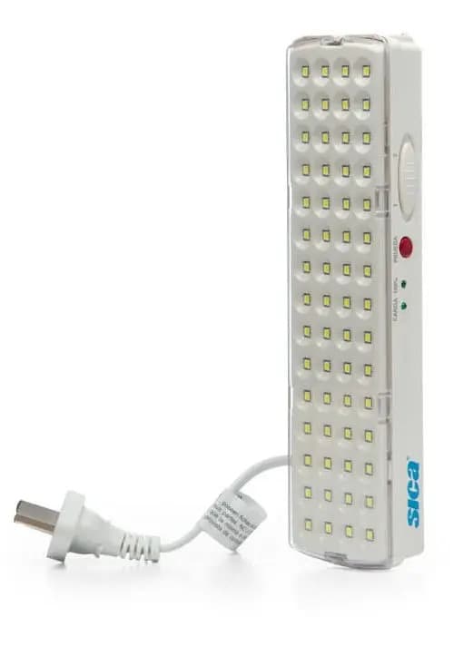 Luz De Emergencia 60 Leds Litio Sica Blanco