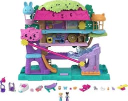 Polly Pocket Casa De Aventuras Del Arbol Casa Del Àrbol Color Rosa