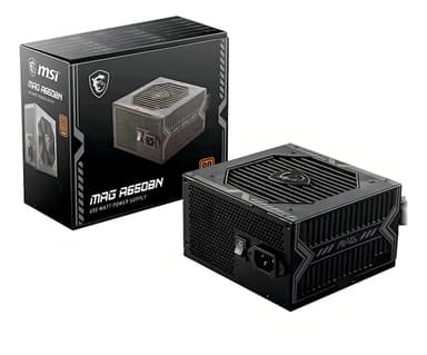 Fuente 650W PC MSI MAG A650BN ATX 80 plus bronze