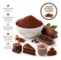 El Portugues Cacao Polvo - Amargo 500 g