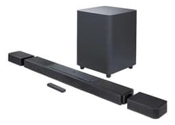 Barra de sonido Jbl Bar 1300x en color negro, frecuencia de 2.406 a 2.474 MHz
