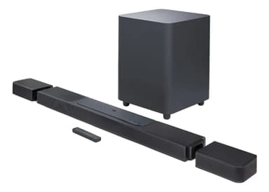 Barra de sonido Jbl Bar 1300x en color negro, frecuencia de 2.406 a 2.474 MHz