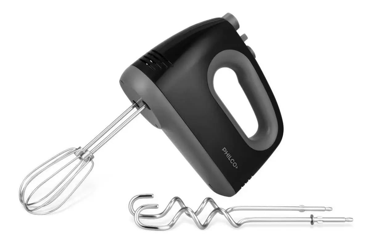 Batidora De Mano Philco Bm8738pp 5 Vel + Turbo Negro 50/60