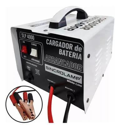 Cargador Arrancador 400 Amp Sincrolamp White Line