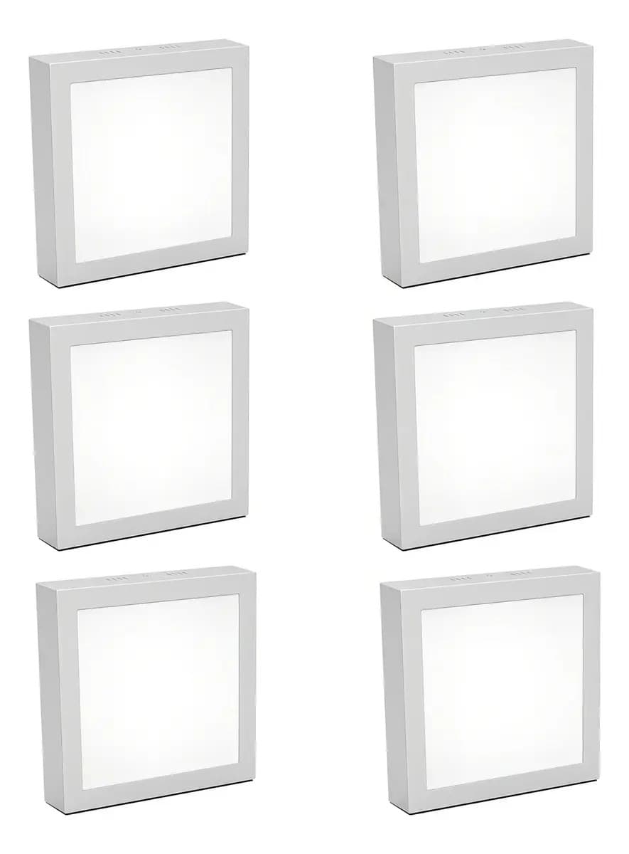 Lámpara Plafón Led Tridireccional de Techo Candela Plafones Led Aplicar Color Blanco