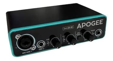 Interface De Audio Apogee Im22 Usb Placa De Audio Negro
