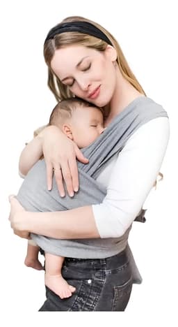Fular Prearmado Munami Ergonomico Portabebé Azul Jean Talle S 12kg